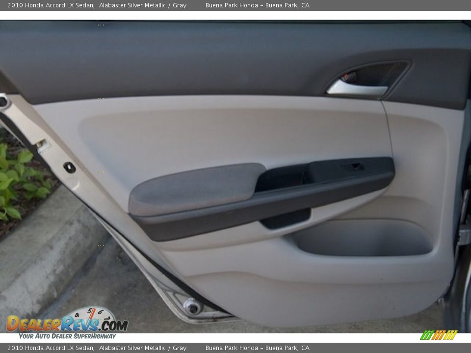 2010 Honda Accord LX Sedan Alabaster Silver Metallic / Gray Photo #20