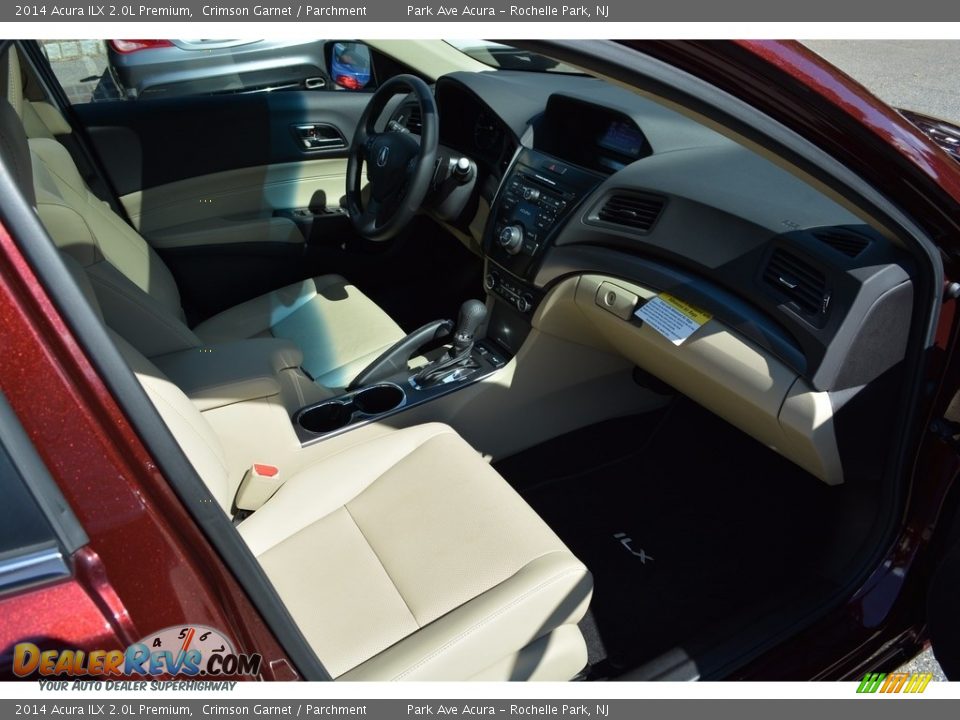 2014 Acura ILX 2.0L Premium Crimson Garnet / Parchment Photo #28