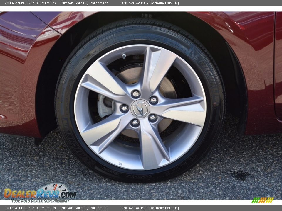 2014 Acura ILX 2.0L Premium Crimson Garnet / Parchment Photo #33
