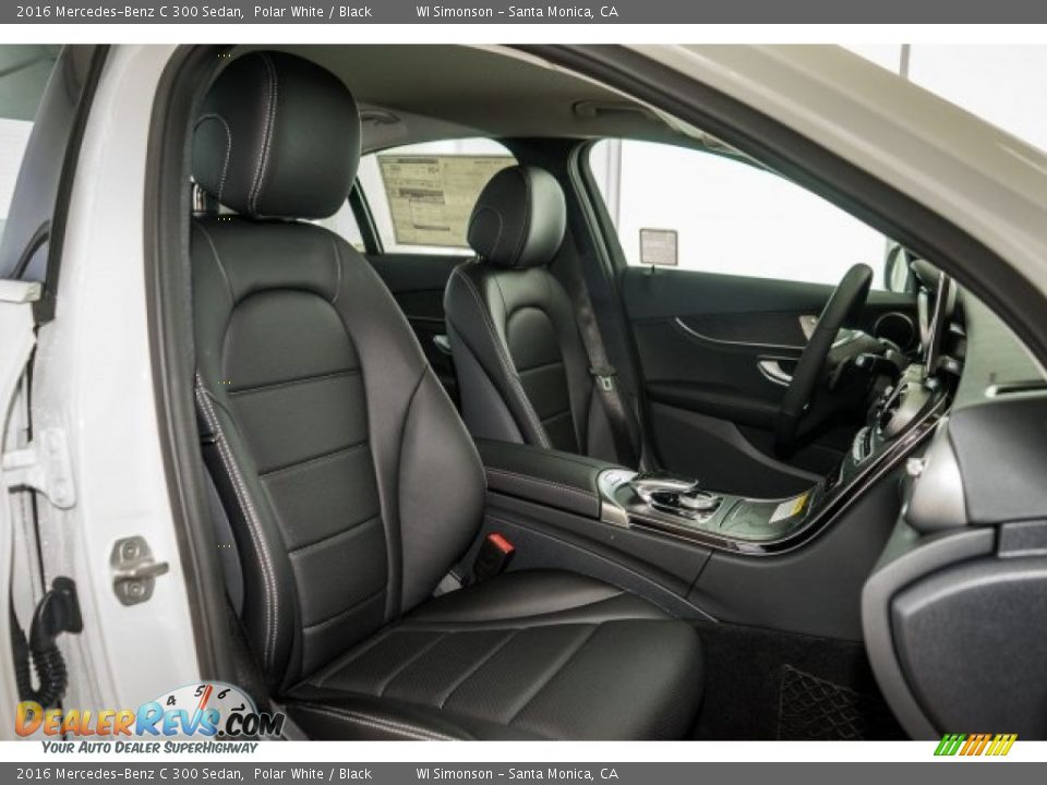 2016 Mercedes-Benz C 300 Sedan Polar White / Black Photo #2