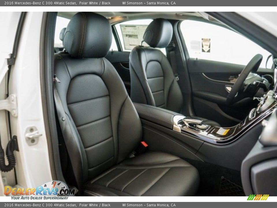 2016 Mercedes-Benz C 300 4Matic Sedan Polar White / Black Photo #2