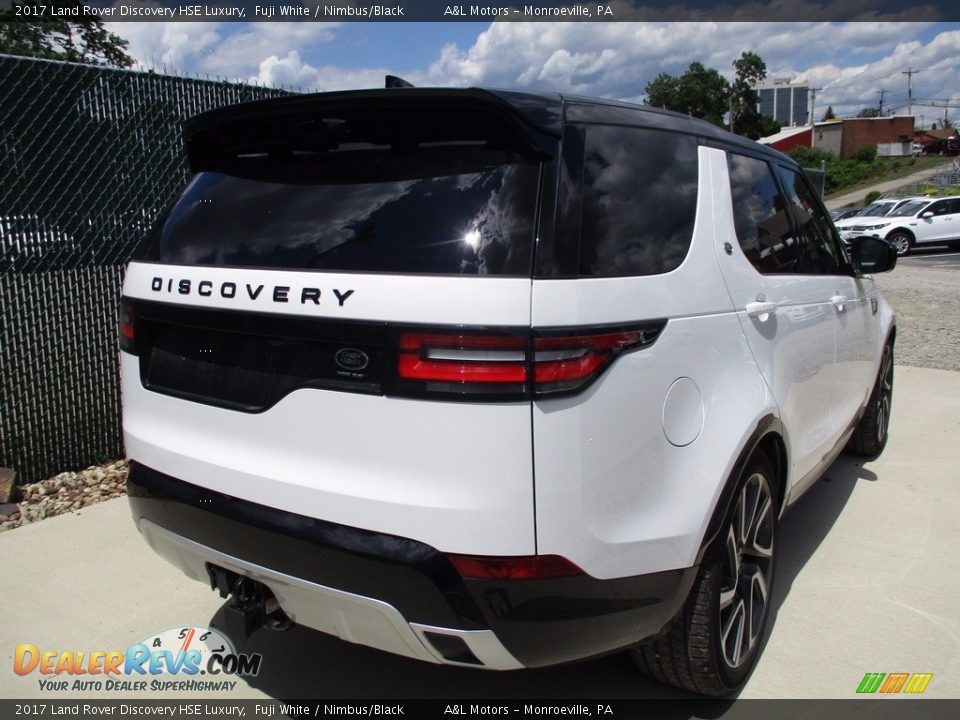 2017 Land Rover Discovery HSE Luxury Fuji White / Nimbus/Black Photo #4