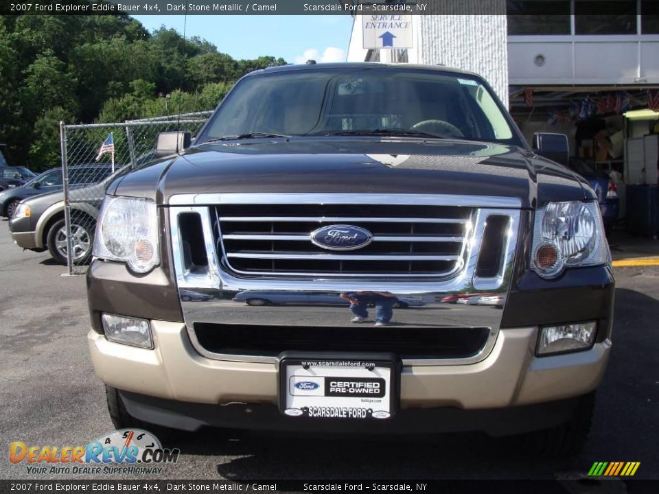 2007 Ford Explorer Eddie Bauer 4x4 Dark Stone Metallic / Camel Photo #2