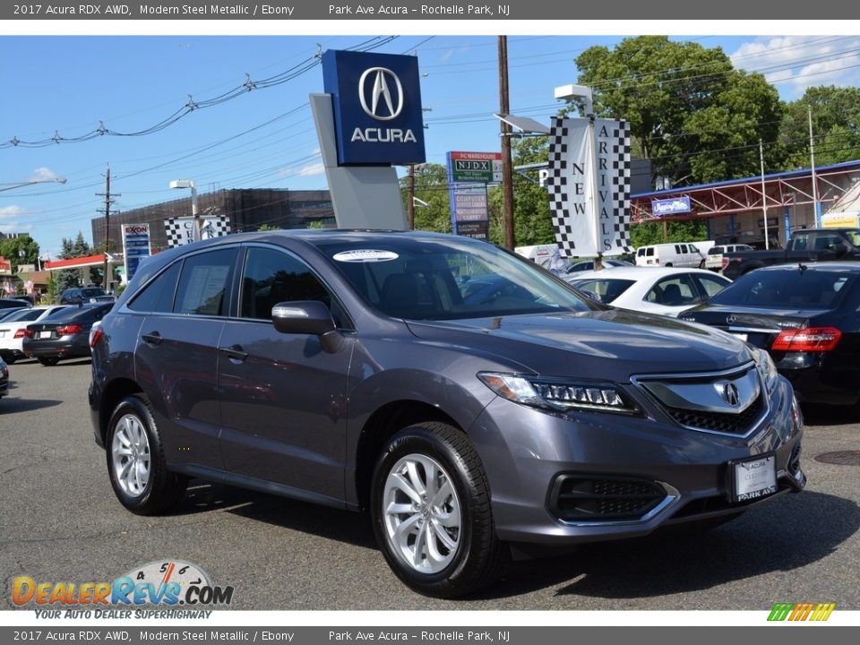 2017 Acura RDX AWD Modern Steel Metallic / Ebony Photo #1