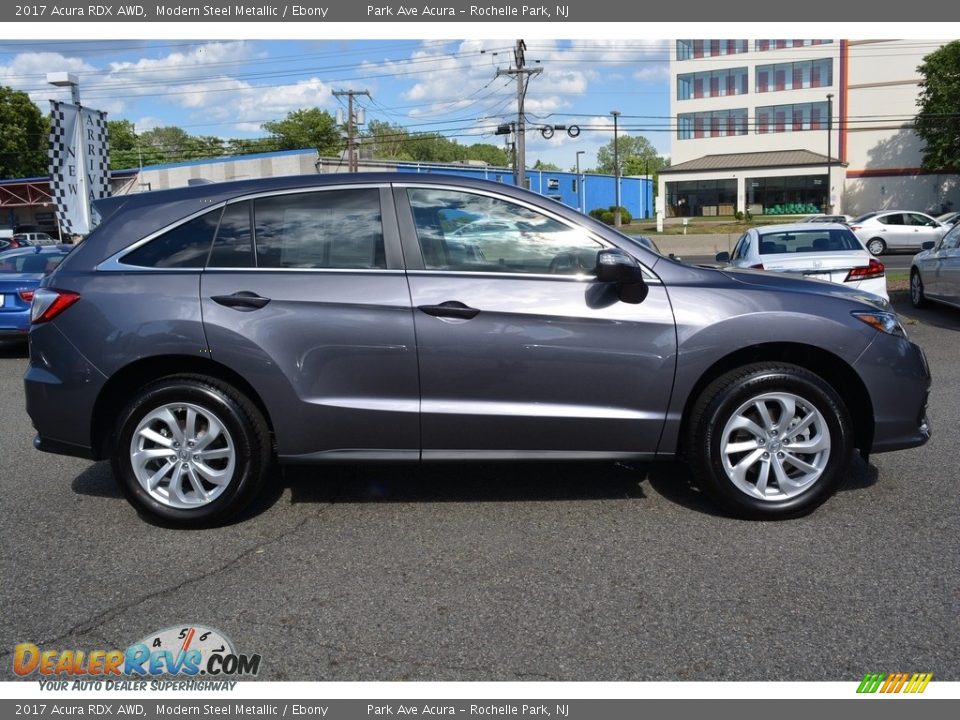 2017 Acura RDX AWD Modern Steel Metallic / Ebony Photo #2