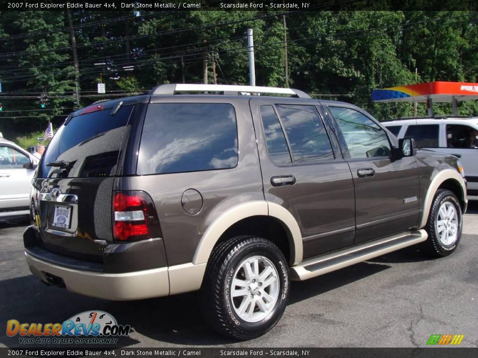 2007 Ford Explorer Eddie Bauer 4x4 Dark Stone Metallic / Camel Photo #5