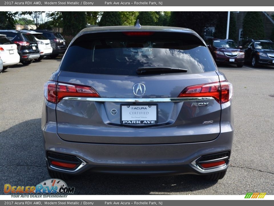 2017 Acura RDX AWD Modern Steel Metallic / Ebony Photo #4