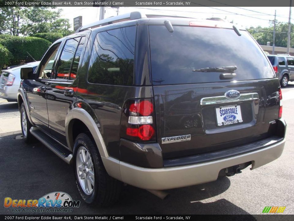 2007 Ford Explorer Eddie Bauer 4x4 Dark Stone Metallic / Camel Photo #6