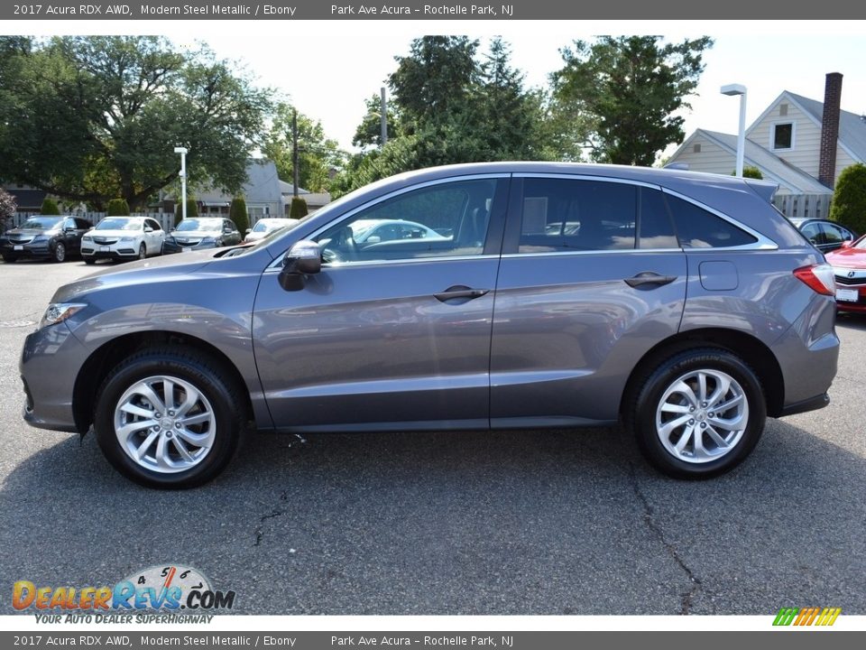 2017 Acura RDX AWD Modern Steel Metallic / Ebony Photo #6