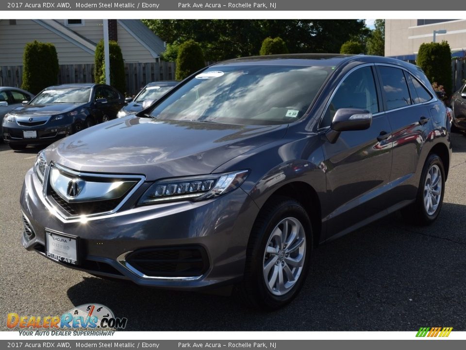 2017 Acura RDX AWD Modern Steel Metallic / Ebony Photo #7