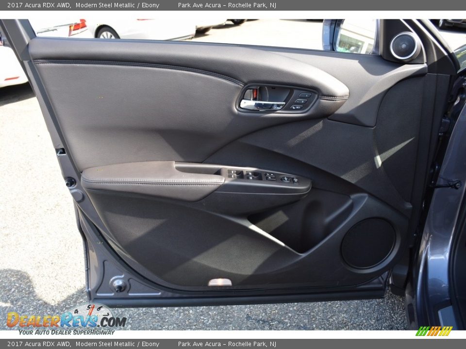 2017 Acura RDX AWD Modern Steel Metallic / Ebony Photo #9