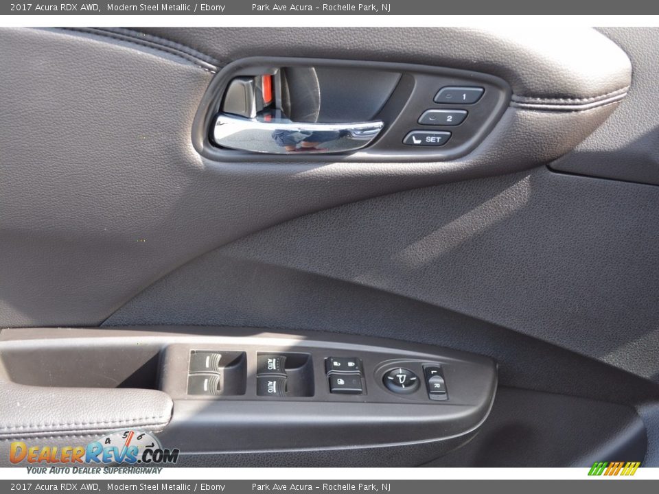 2017 Acura RDX AWD Modern Steel Metallic / Ebony Photo #10