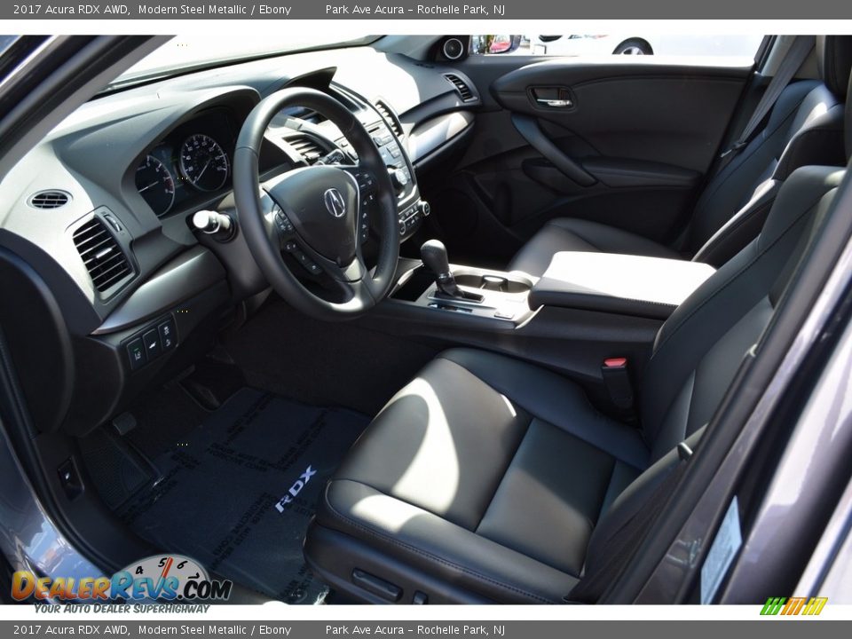2017 Acura RDX AWD Modern Steel Metallic / Ebony Photo #11