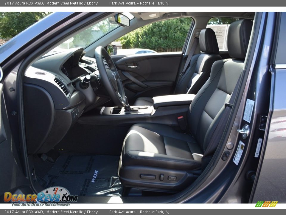 2017 Acura RDX AWD Modern Steel Metallic / Ebony Photo #12