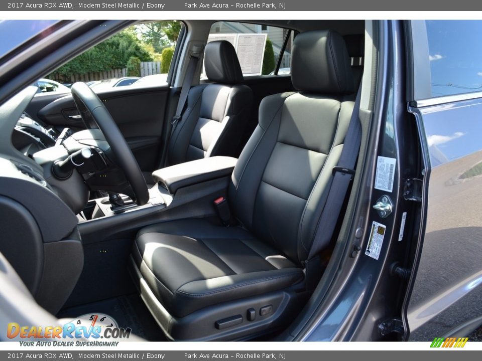 2017 Acura RDX AWD Modern Steel Metallic / Ebony Photo #13