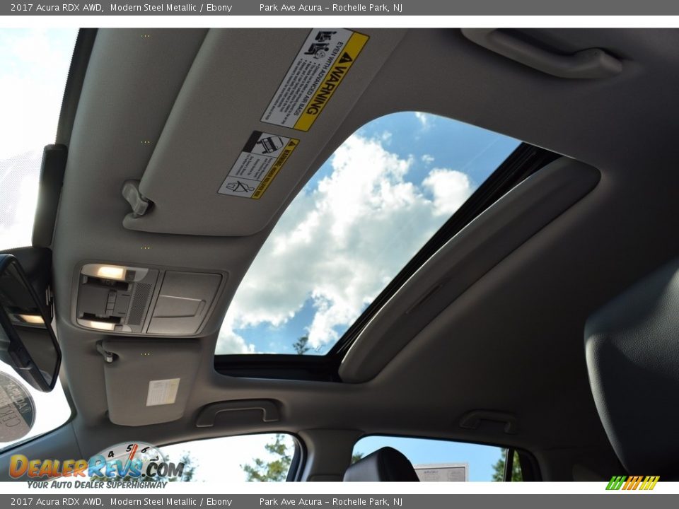 2017 Acura RDX AWD Modern Steel Metallic / Ebony Photo #14