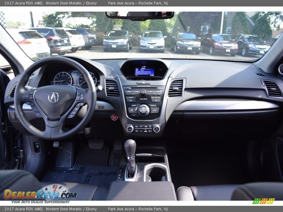 2017 Acura RDX AWD Modern Steel Metallic / Ebony Photo #15