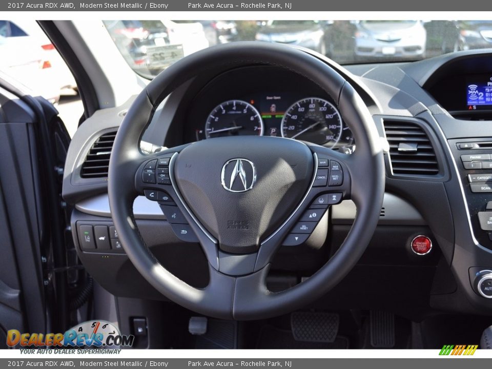 2017 Acura RDX AWD Modern Steel Metallic / Ebony Photo #18