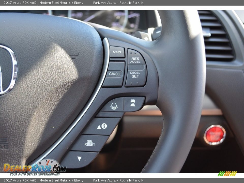2017 Acura RDX AWD Modern Steel Metallic / Ebony Photo #20