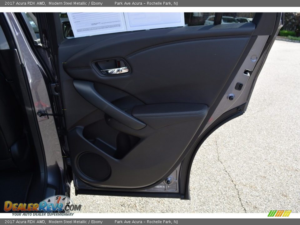 2017 Acura RDX AWD Modern Steel Metallic / Ebony Photo #25