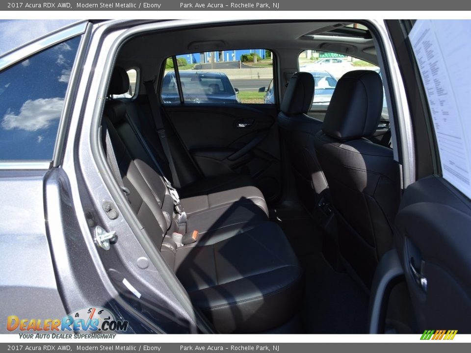 2017 Acura RDX AWD Modern Steel Metallic / Ebony Photo #26