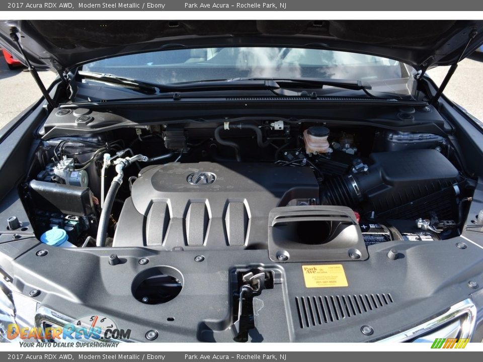2017 Acura RDX AWD Modern Steel Metallic / Ebony Photo #31