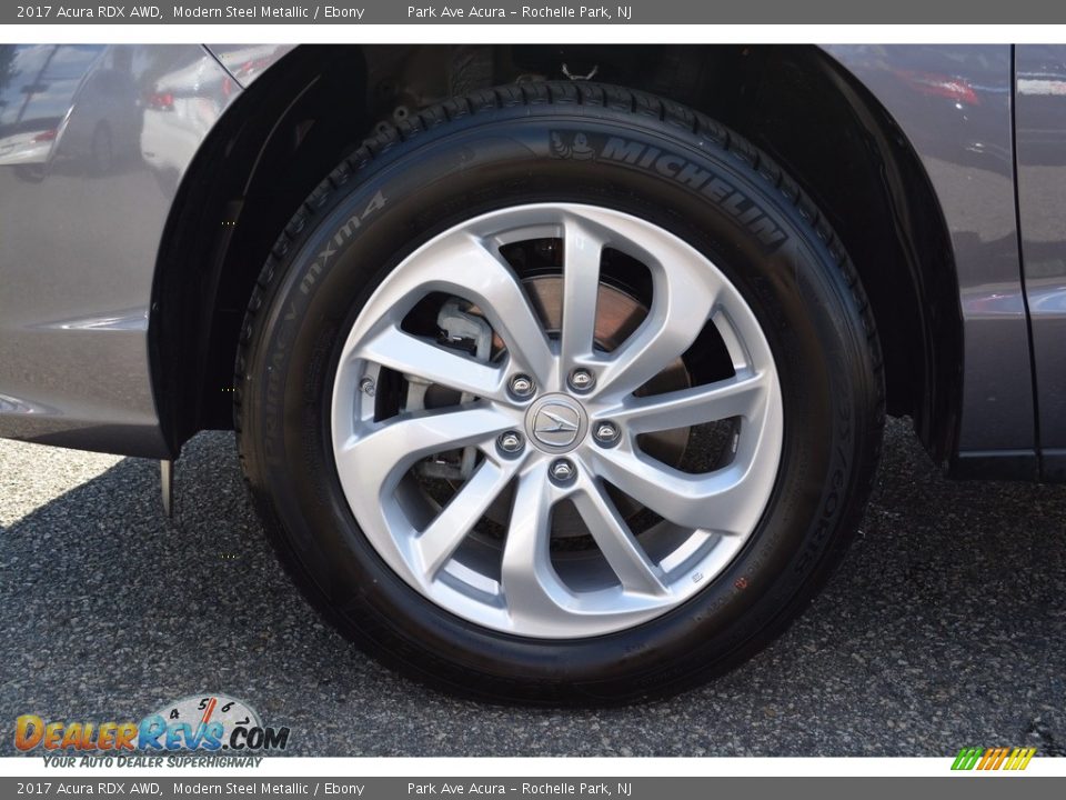 2017 Acura RDX AWD Modern Steel Metallic / Ebony Photo #33