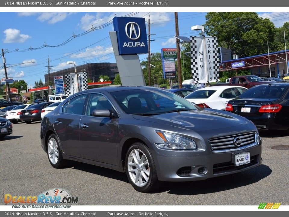 2014 Nissan Maxima 3.5 S Gun Metallic / Charcoal Photo #1
