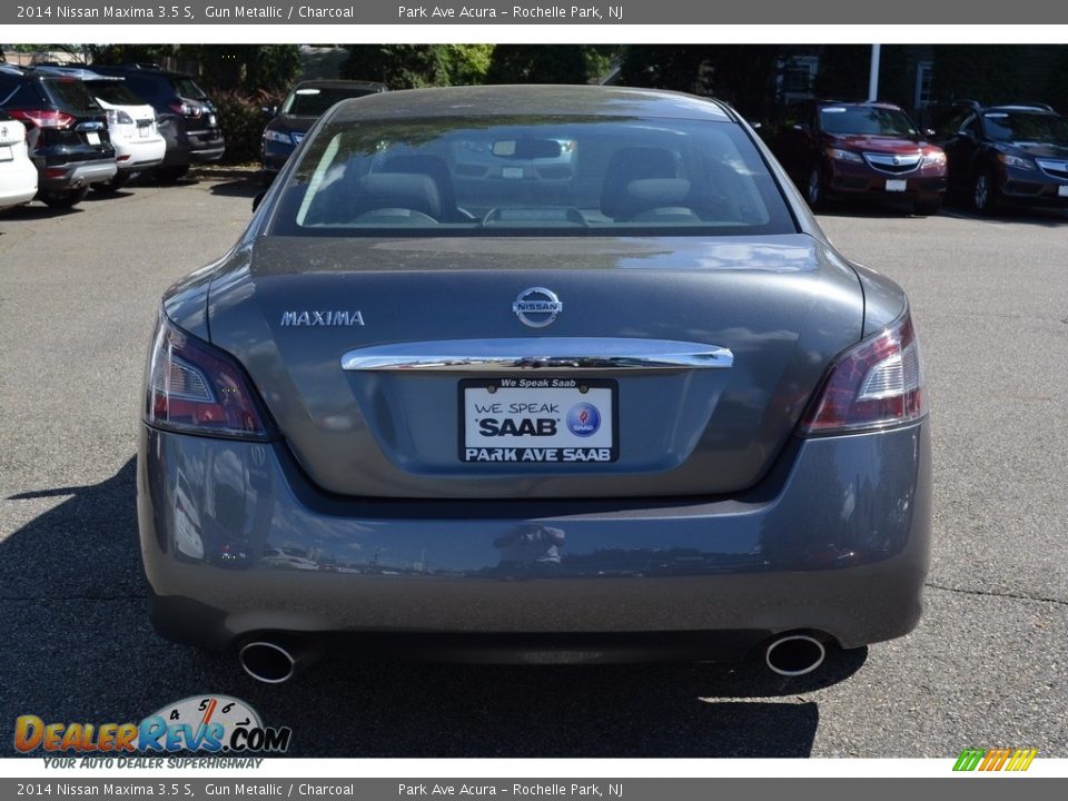 2014 Nissan Maxima 3.5 S Gun Metallic / Charcoal Photo #4