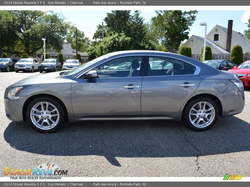 2014 Nissan Maxima 3.5 S Gun Metallic / Charcoal Photo #6