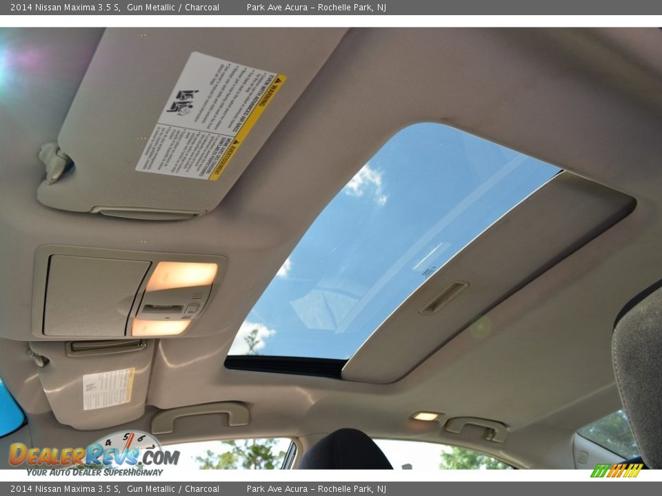 2014 Nissan Maxima 3.5 S Gun Metallic / Charcoal Photo #14