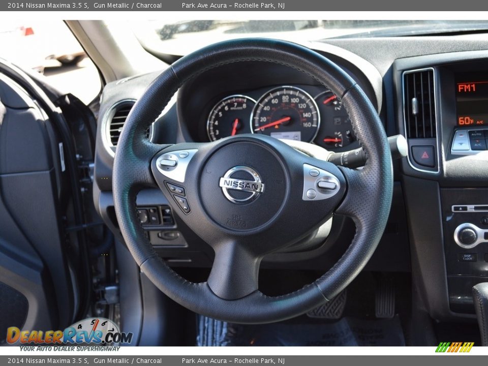 2014 Nissan Maxima 3.5 S Gun Metallic / Charcoal Photo #18