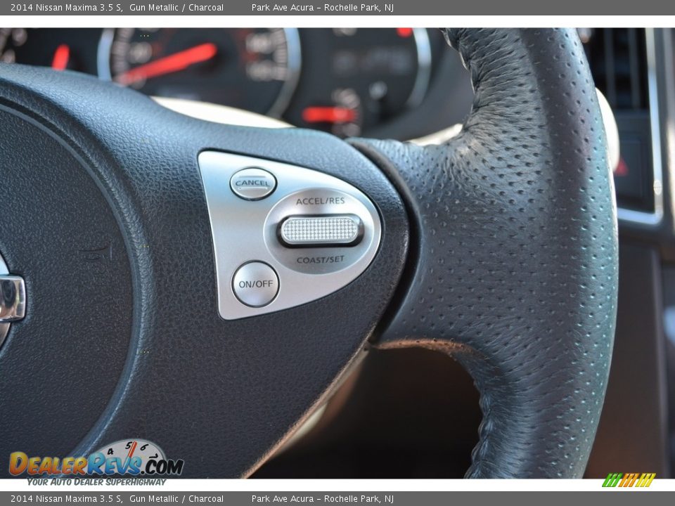 2014 Nissan Maxima 3.5 S Gun Metallic / Charcoal Photo #20