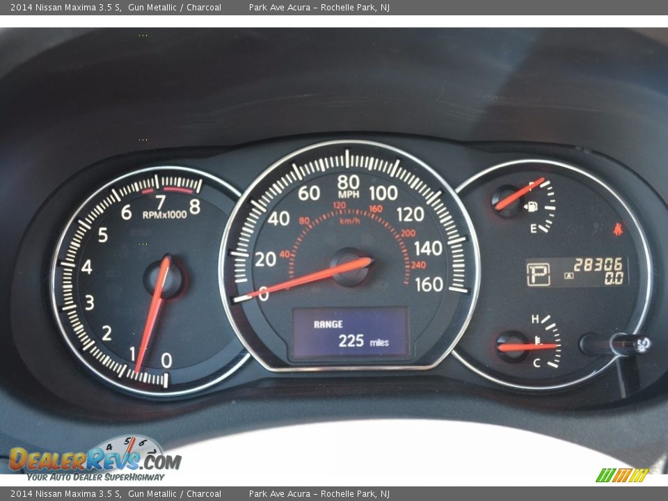2014 Nissan Maxima 3.5 S Gun Metallic / Charcoal Photo #21