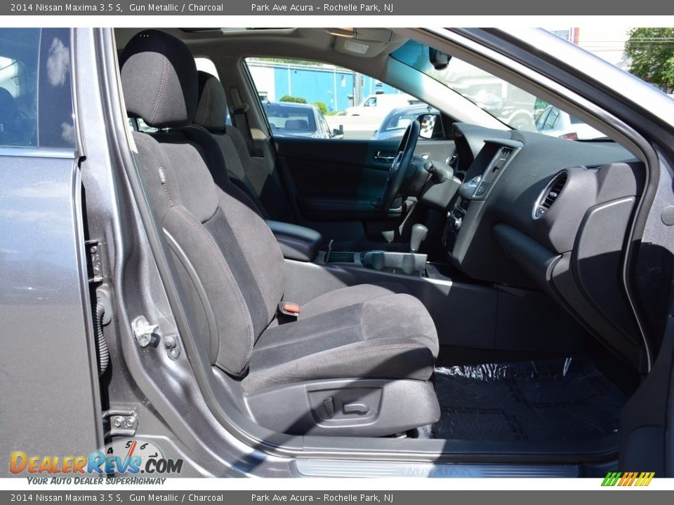 2014 Nissan Maxima 3.5 S Gun Metallic / Charcoal Photo #28