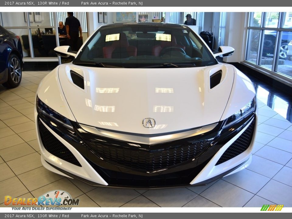 2017 Acura NSX 130R White / Red Photo #2