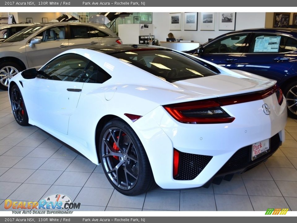 2017 Acura NSX 130R White / Red Photo #4