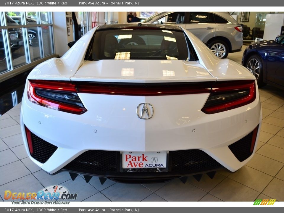 2017 Acura NSX 130R White / Red Photo #5