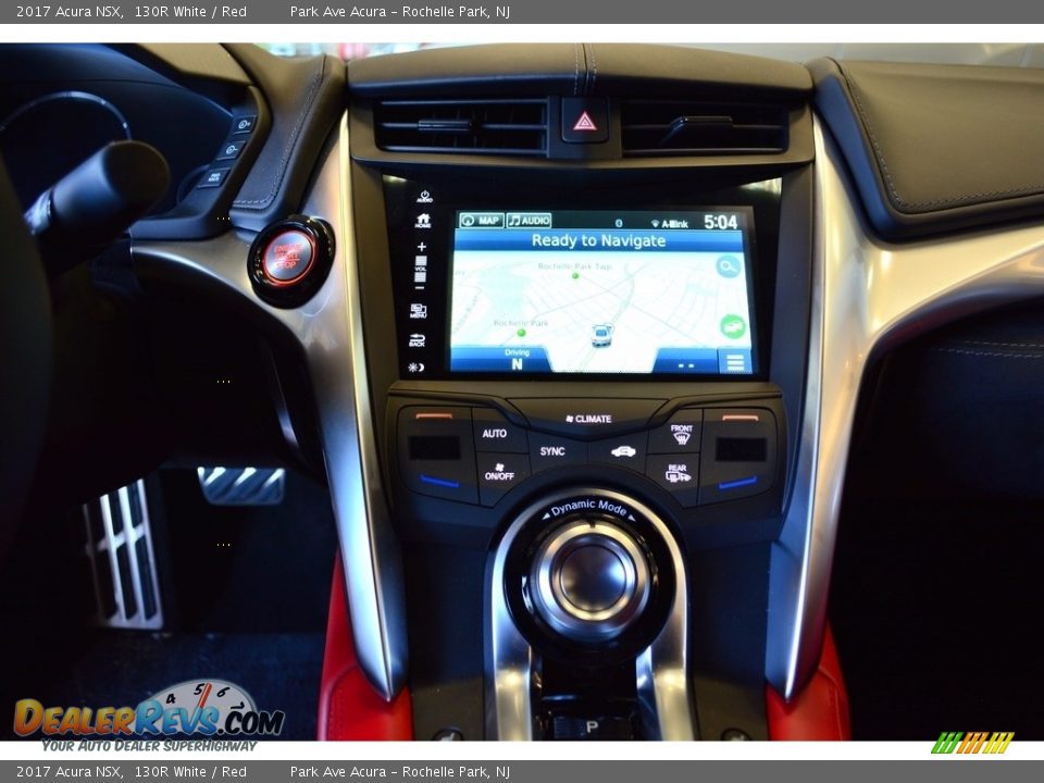 2017 Acura NSX 130R White / Red Photo #13