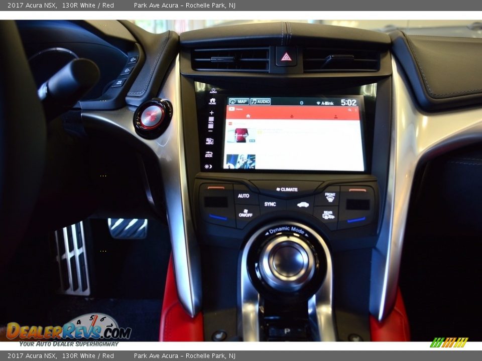 2017 Acura NSX 130R White / Red Photo #14