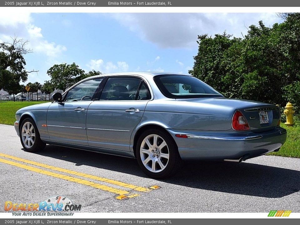 2005 Jaguar XJ XJ8 L Zircon Metallic / Dove Grey Photo #6