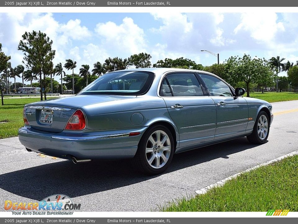 2005 Jaguar XJ XJ8 L Zircon Metallic / Dove Grey Photo #7