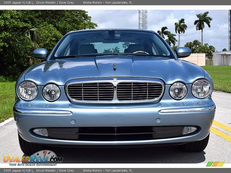 2005 Jaguar XJ XJ8 L Zircon Metallic / Dove Grey Photo #10