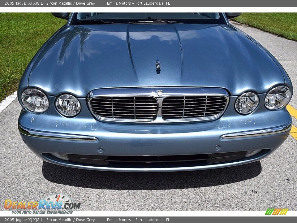 2005 Jaguar XJ XJ8 L Zircon Metallic / Dove Grey Photo #14