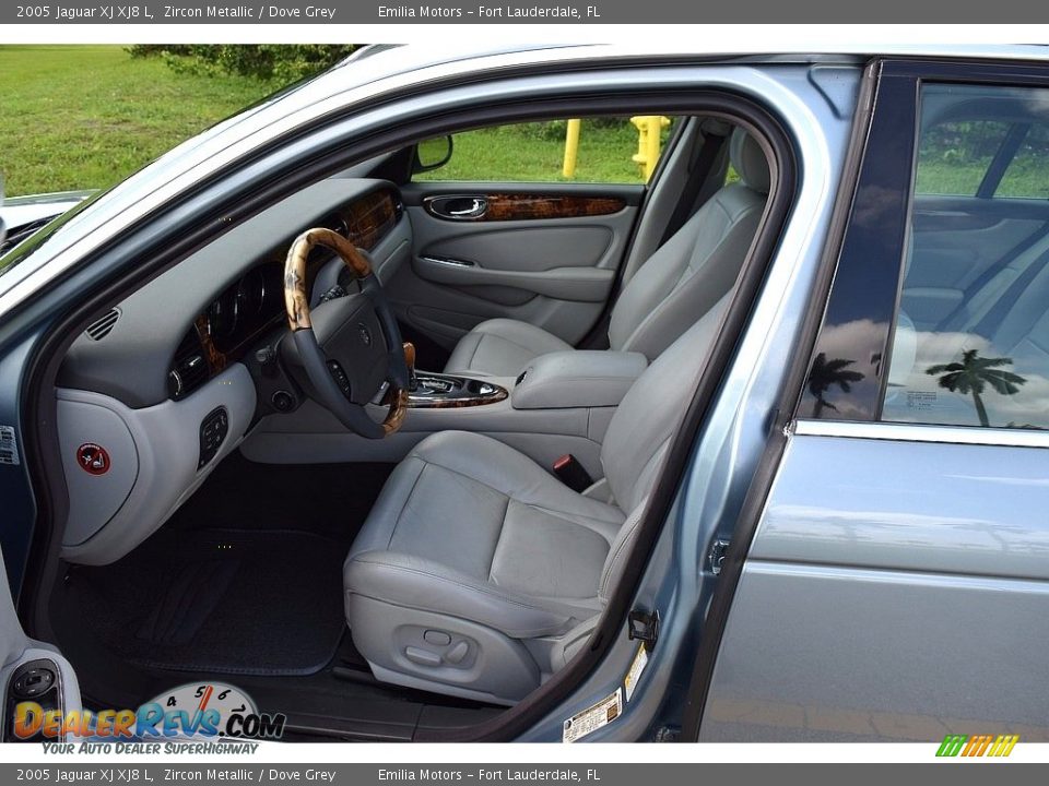 2005 Jaguar XJ XJ8 L Zircon Metallic / Dove Grey Photo #19