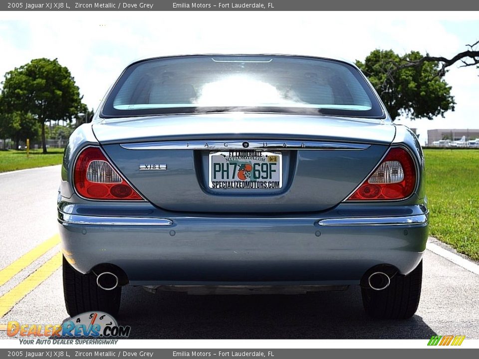 2005 Jaguar XJ XJ8 L Zircon Metallic / Dove Grey Photo #20