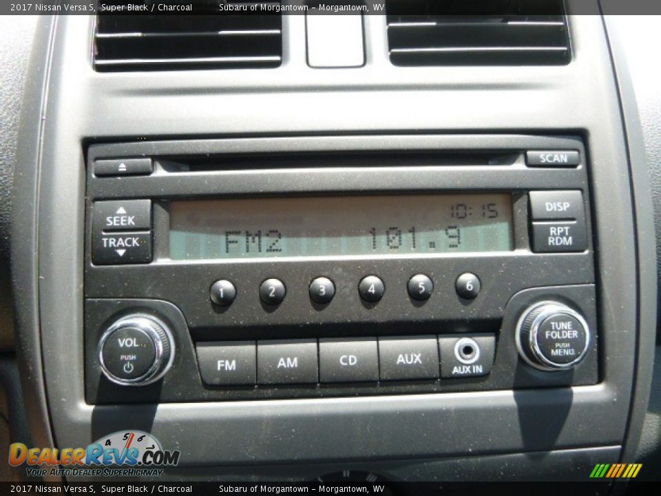 2017 Nissan Versa S Super Black / Charcoal Photo #20