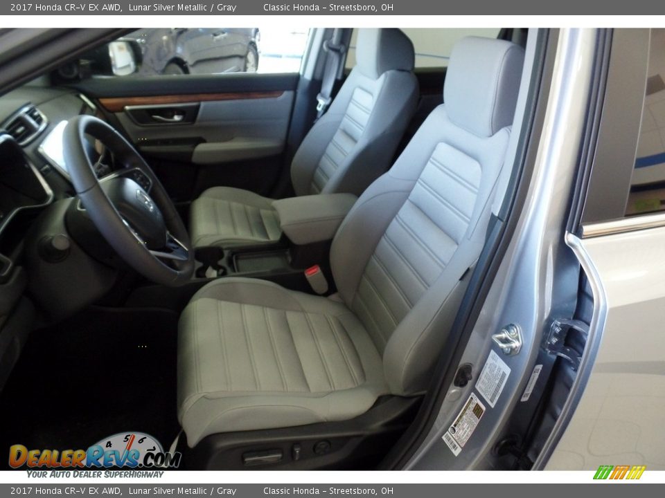 2017 Honda CR-V EX AWD Lunar Silver Metallic / Gray Photo #6
