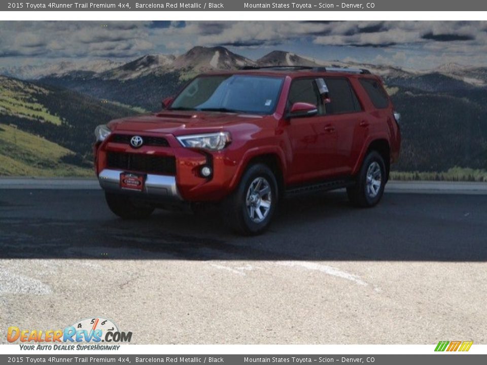 2015 Toyota 4Runner Trail Premium 4x4 Barcelona Red Metallic / Black Photo #5