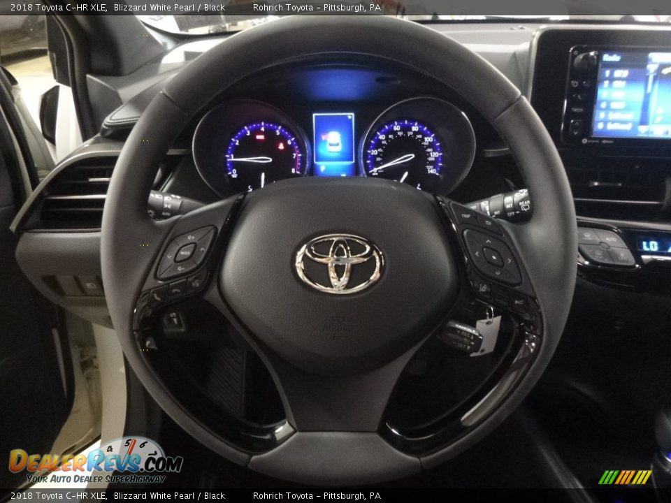 2018 Toyota C-HR XLE Blizzard White Pearl / Black Photo #15